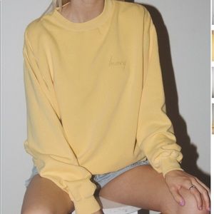 Brandy Melville honey sweatshirt